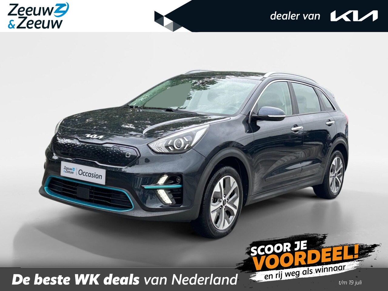 Kia e-Niro - DynamicLine 64 kWh | Navi | Clima | Camera | Adaptive Cruise Control | Trekhaak | Apple Ca - AutoWereld.nl