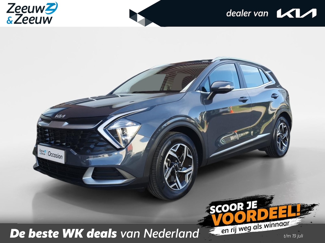 Kia Sportage - 1.6T MHEV DynamicLine Edition | Stoel en stuurverwarming | Navigatie | Camera | Apple Carp - AutoWereld.nl