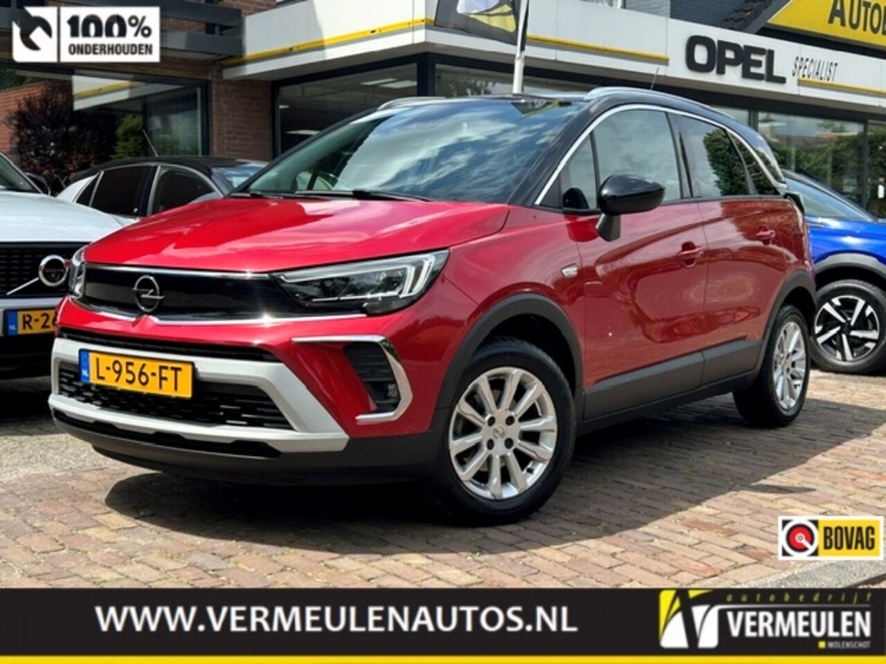Opel Crossland - 1.2 Turbo 130PK Elegance + 16"/ Navi/ Clima/ Cruise/ Camera/ Winterpakket/ LED-koplampen/ - AutoWereld.nl