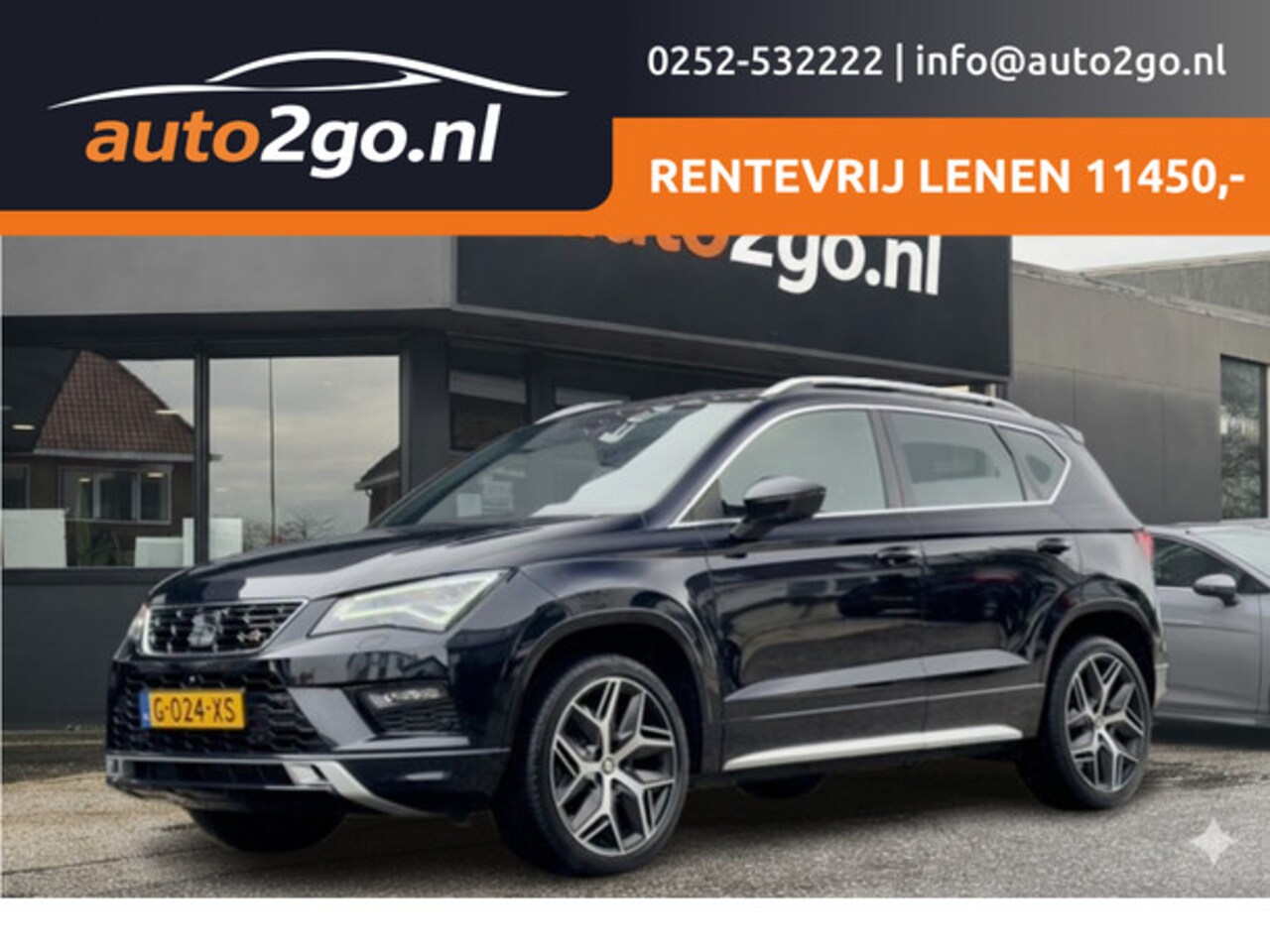 SEAT Ateca - 1.5 TSI AUT7 FR INTENSE 150PK PANODAK LEDER NAVI CAMERA360 DIGI-DASH CARPLAY LED LMV PDC - AutoWereld.nl