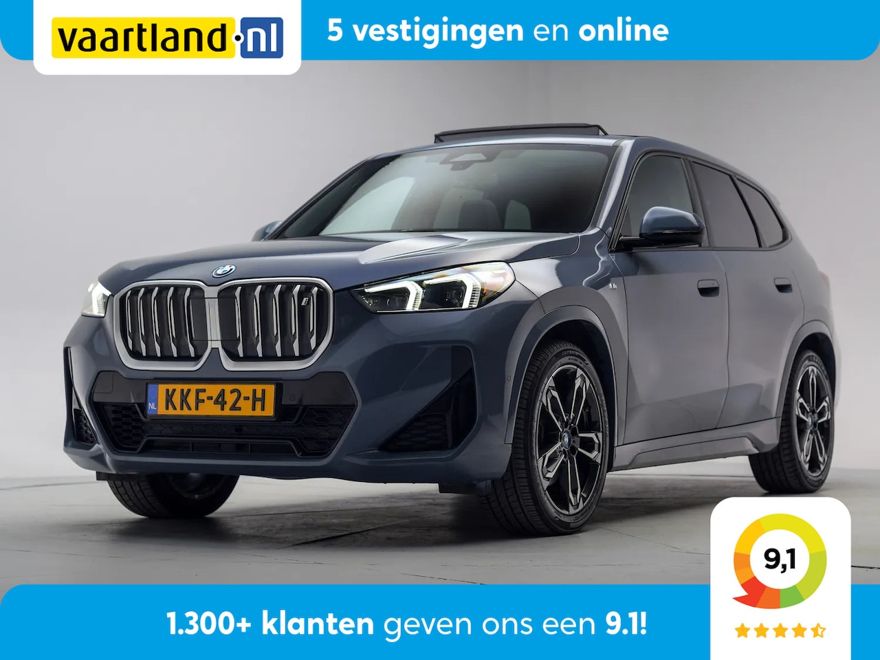 BMW iX1 - xDrive30 M Sport [ Stormbay Metallic! ] [ Panorama Stuur-&Stoelverwarming Navi Camera Appl - AutoWereld.nl