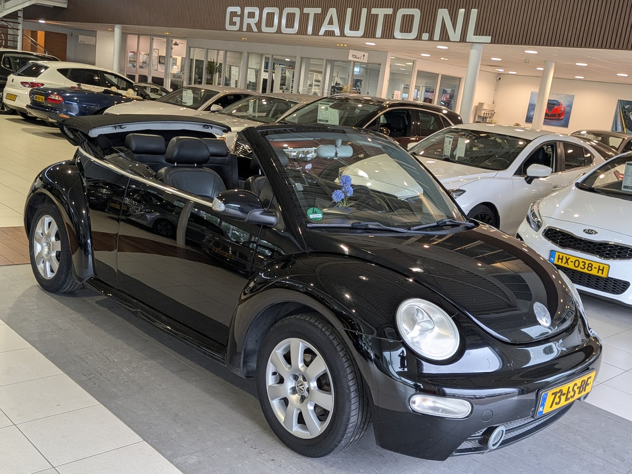 Volkswagen New Beetle Cabriolet - 2.0 Airco, Cruise Control, Stuurbekrachtiging - AutoWereld.nl