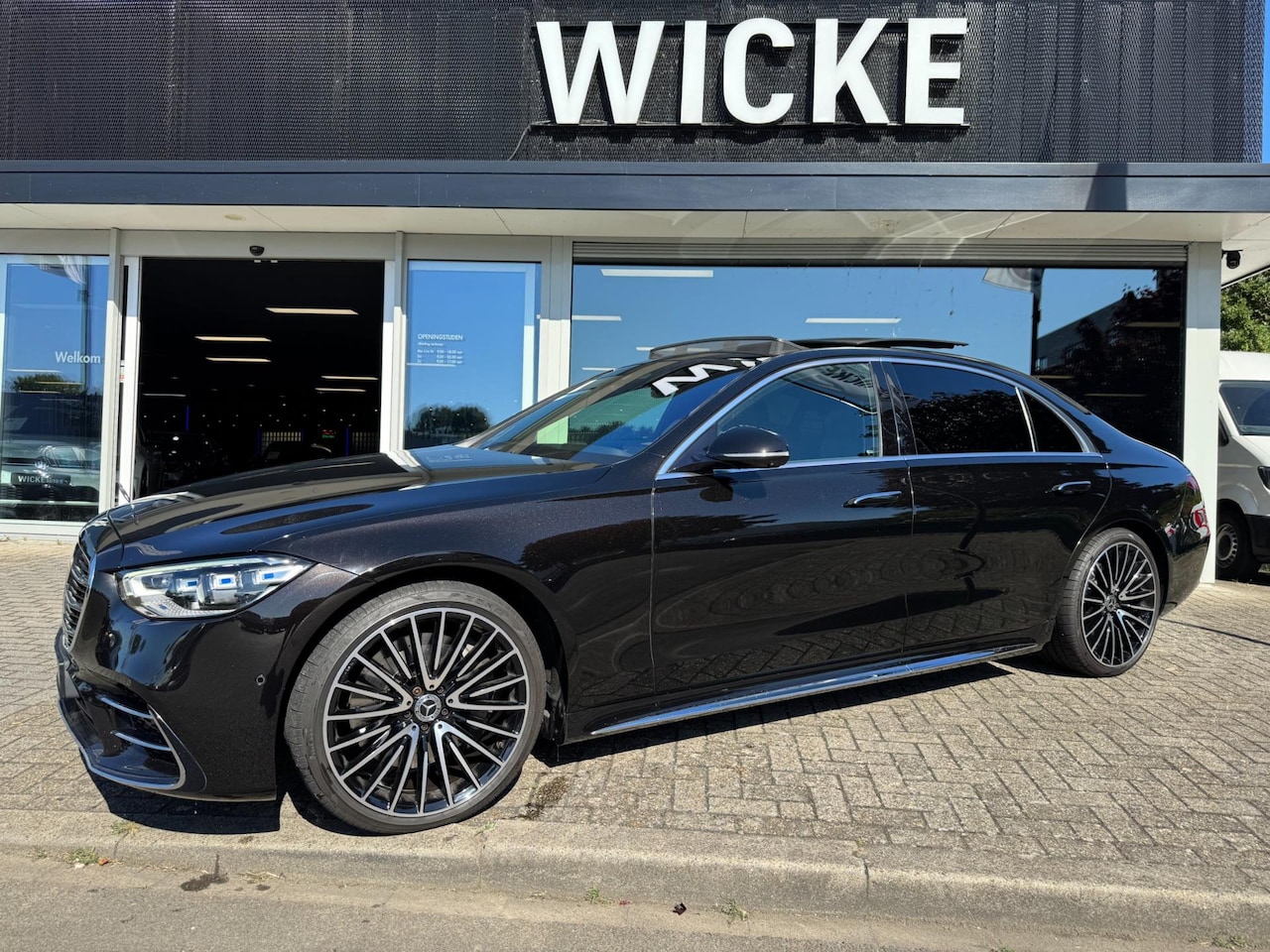 Mercedes-Benz S-klasse - 400d 4MATIC Lang AMG Line Panorama 4 Wiel sturing - AutoWereld.nl