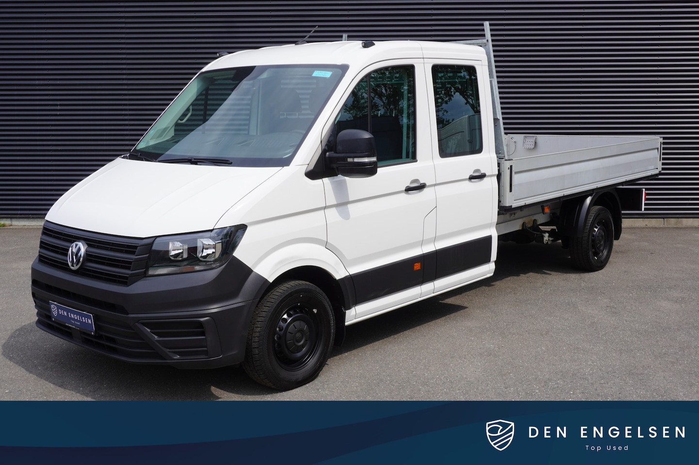 Volkswagen Crafter - 140pk Open laadbak Dubbele cabine Trekhaak Airco Cruise control Pick-Up - AutoWereld.nl