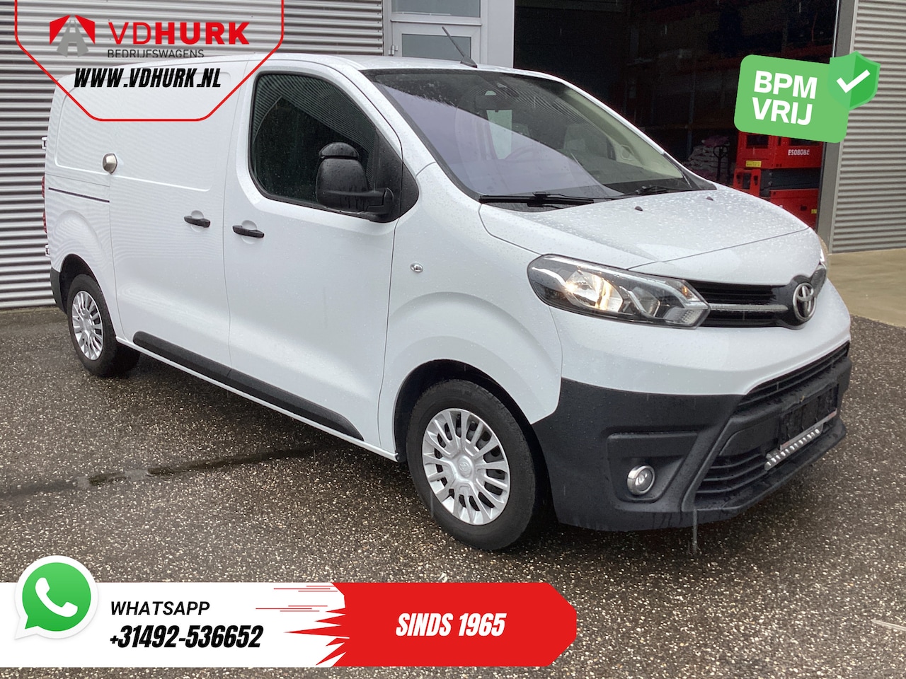 Toyota ProAce Worker - 2.0 145 pk Aut. L2 Adapt.Cruise/ Standkachel/ Stoelverw./ Carplay/ Camera/ Inrichting/ Tre - AutoWereld.nl