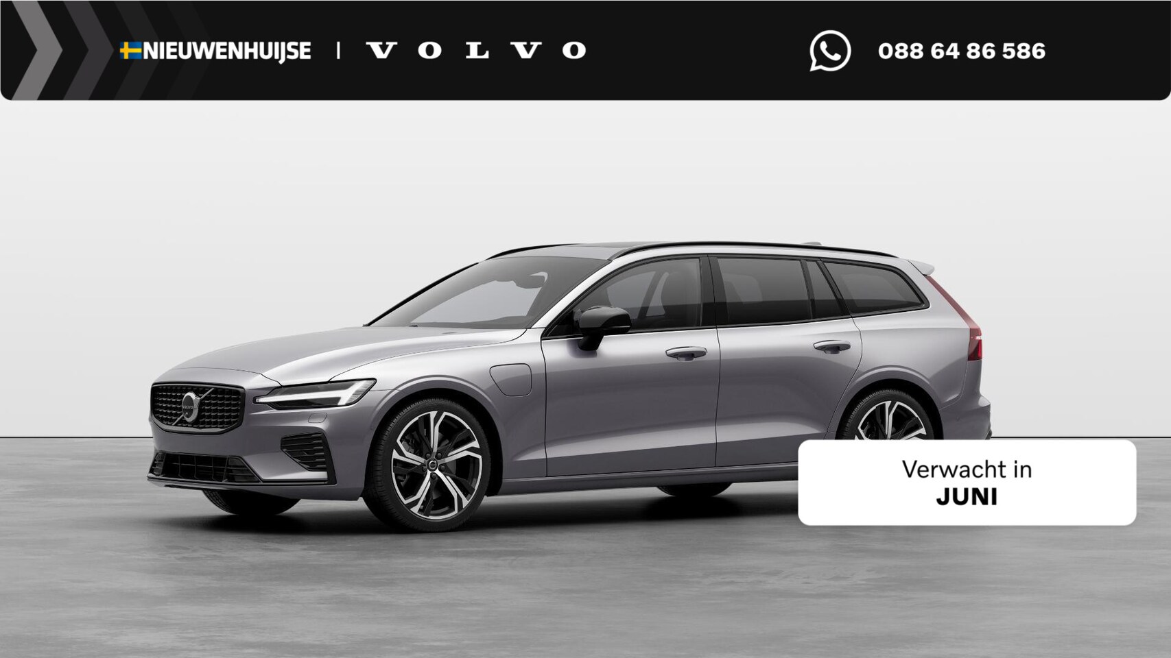 Volvo V60 - 2.0 T6 Plug-in hybrid AWD Ultra Dark | Sportstoelen | Schuif-/Kanteldak | Full-LED | Adapt - AutoWereld.nl