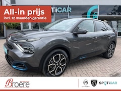 Citroën Ë-C4 - 50 KWh 16 pk Feel Pack Automaat Range tot 310 km Head up display