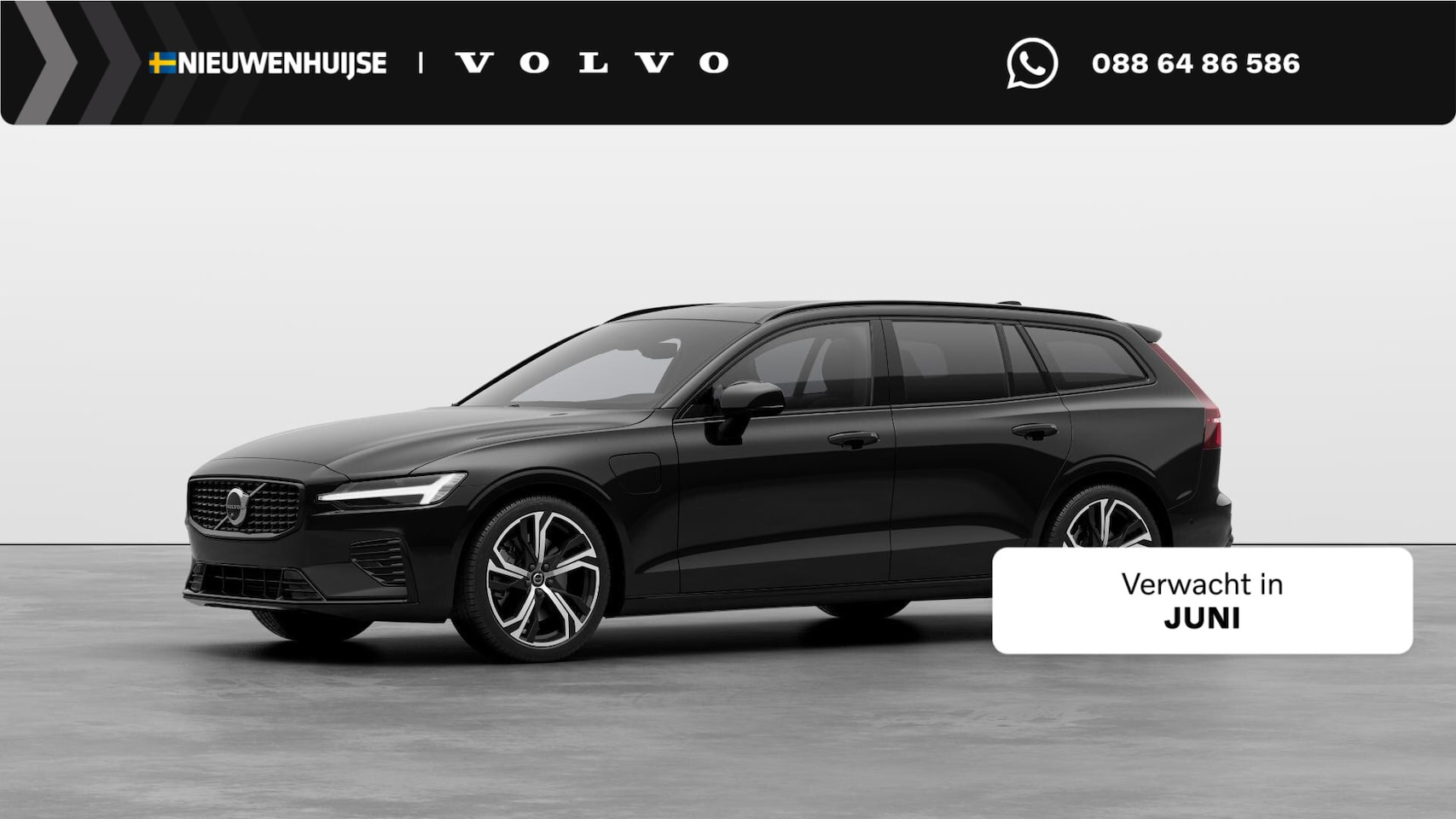 Volvo V60 - 2.0 T6 Plug-in hybrid AWD Ultra Dark | Sportstoelen | Schuif-/Kanteldak | Full-LED | Adapt - AutoWereld.nl
