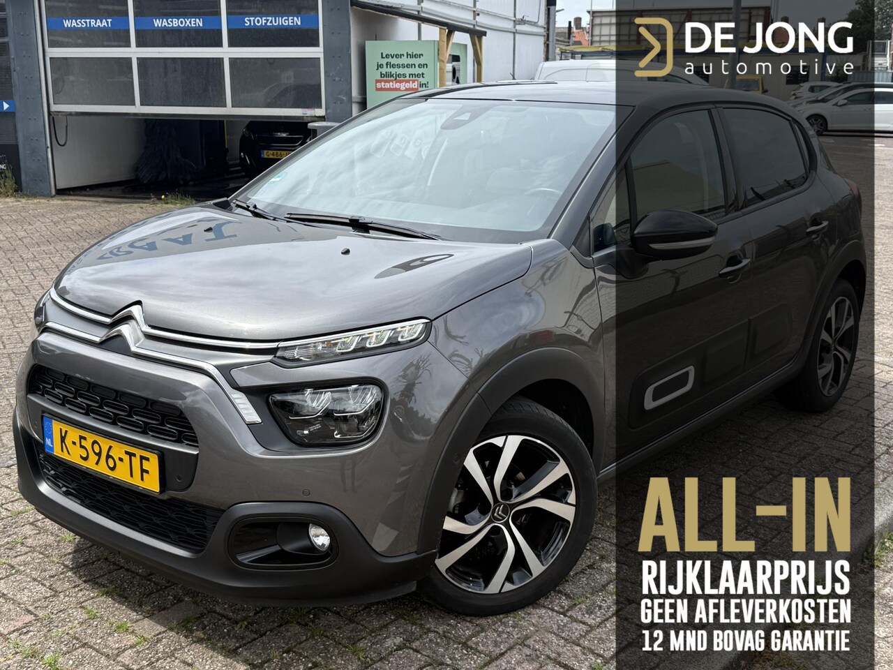 Citroën C3 - 1.2 PureTech Shine ALL-INRIJKLAARPRIJS/Navi/Duo-Tone/Keyless/Luxe interieur/17"velgen/Dode - AutoWereld.nl