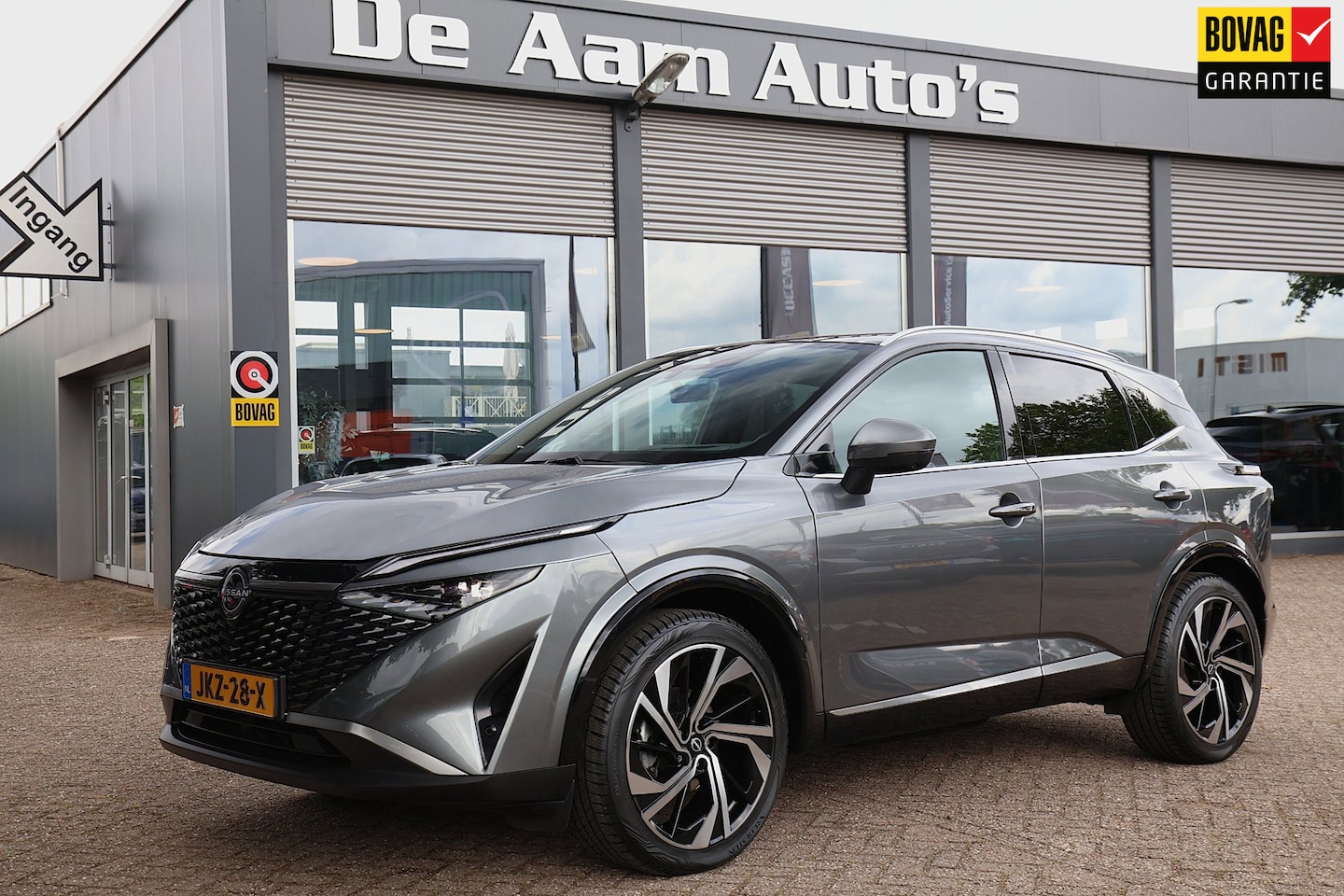 Nissan Qashqai - 1.3 MHEV Xtronic Tekna Plus Panorama Automaat leder - AutoWereld.nl