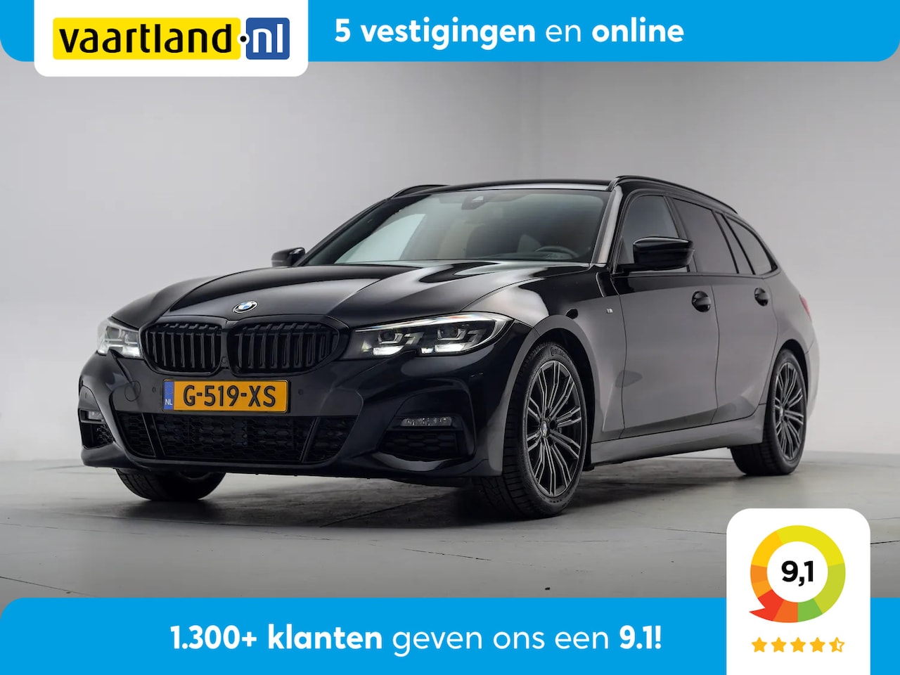 BMW 3-serie Touring - 330i M Sport Shadow High Executive Aut. [ HiFi Stoelverwarming Live-cockpit prof. ] - AutoWereld.nl