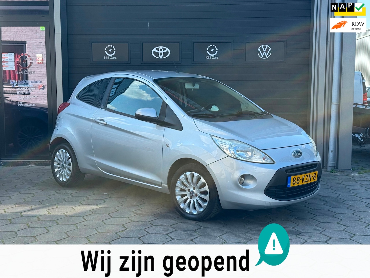 Ford Ka - 1.2 Titanium X - 3e Eigenaar Airco - LM Velgen - 2010 - New apk - - AutoWereld.nl