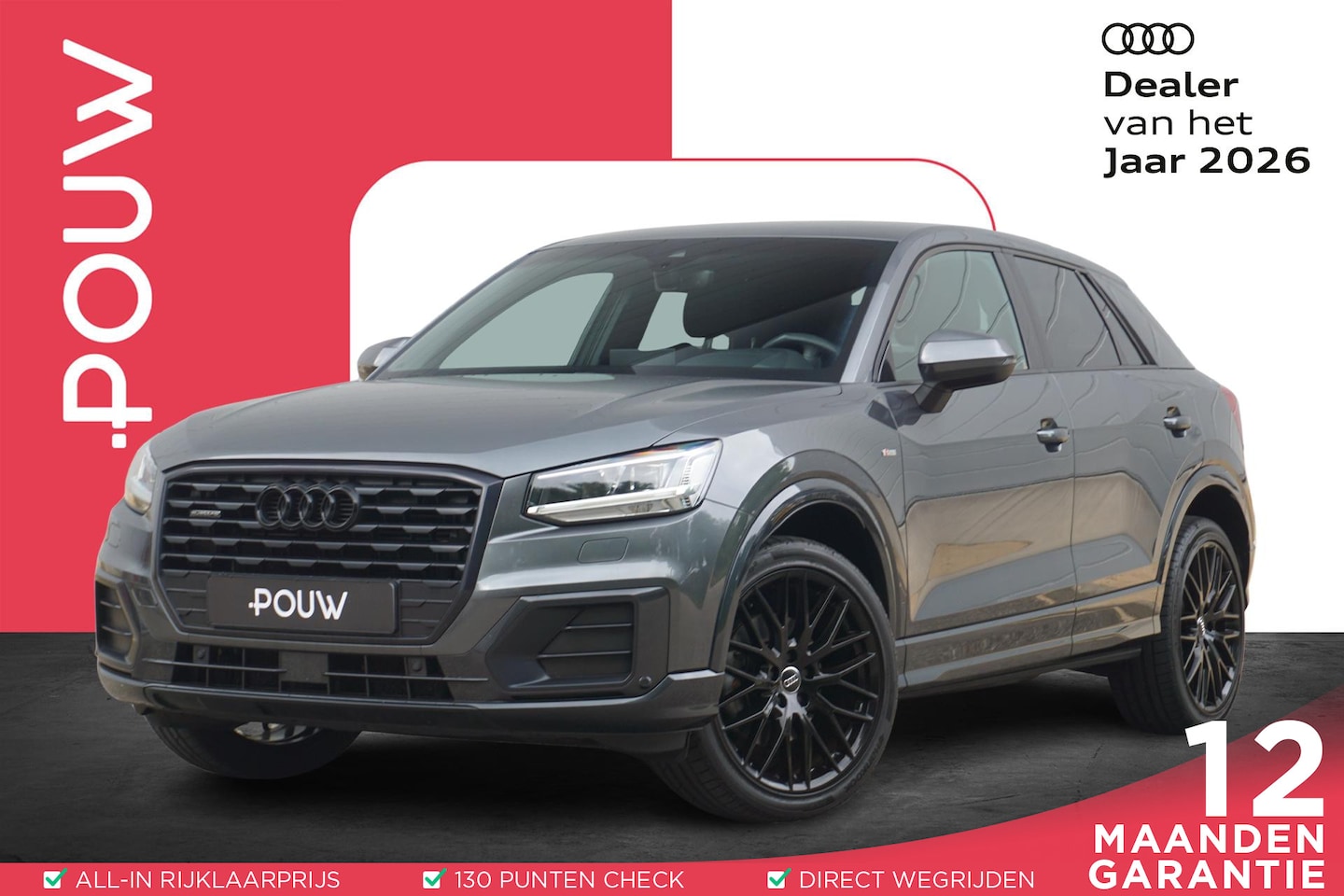 Audi Q2 - 2.0 TFSI 190pk S-tronic Quattro Sport Edition | Trekhaak | PDC | B&O | 19" Velgen | Keyles - AutoWereld.nl