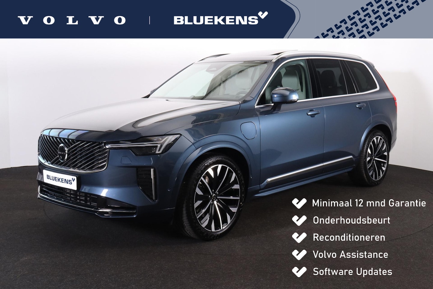 Volvo XC90 - T8 Recharge AWD Ultra Bright - Luchtvering - Panorama/schuifdak - IntelliSafe Assist & Sur - AutoWereld.nl