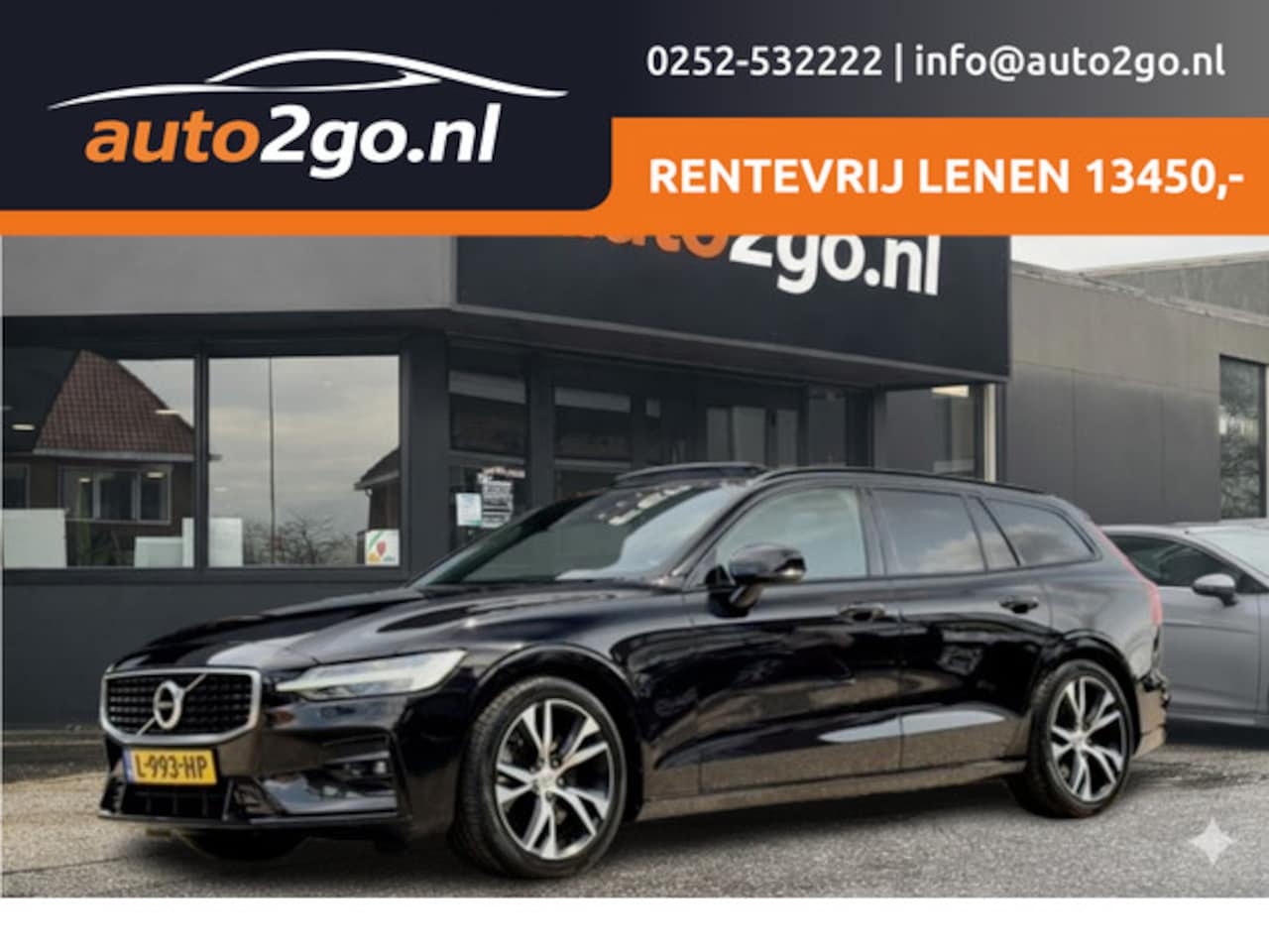 Volvo V60 - 2.0 T5 R-DESIGN 251PK AUT8 PANODAK LEDER NAVI CAMERA APPLE-CARPLY LED LMV PDC - AutoWereld.nl