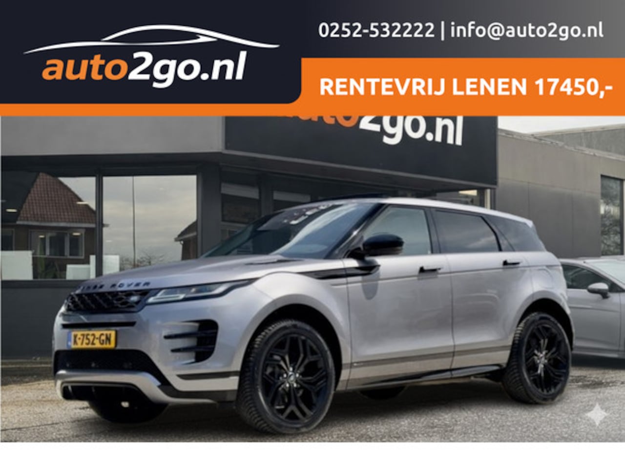Land Rover Range Rover Evoque - 1.5 P300e AWD AUT8 R-DYNAMIC BLACK-EDITION PANODAK LEDER NAVI CAMERA DIGI-DASH LED 20 INCH - AutoWereld.nl