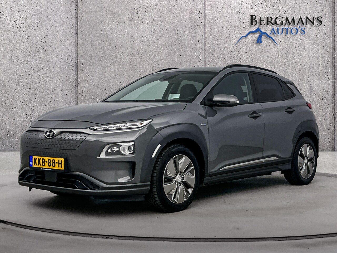 Hyundai Kona Electric - EV Premium 64 kWh // LEDER // STUUR+STOEL VERWARMING // - AutoWereld.nl