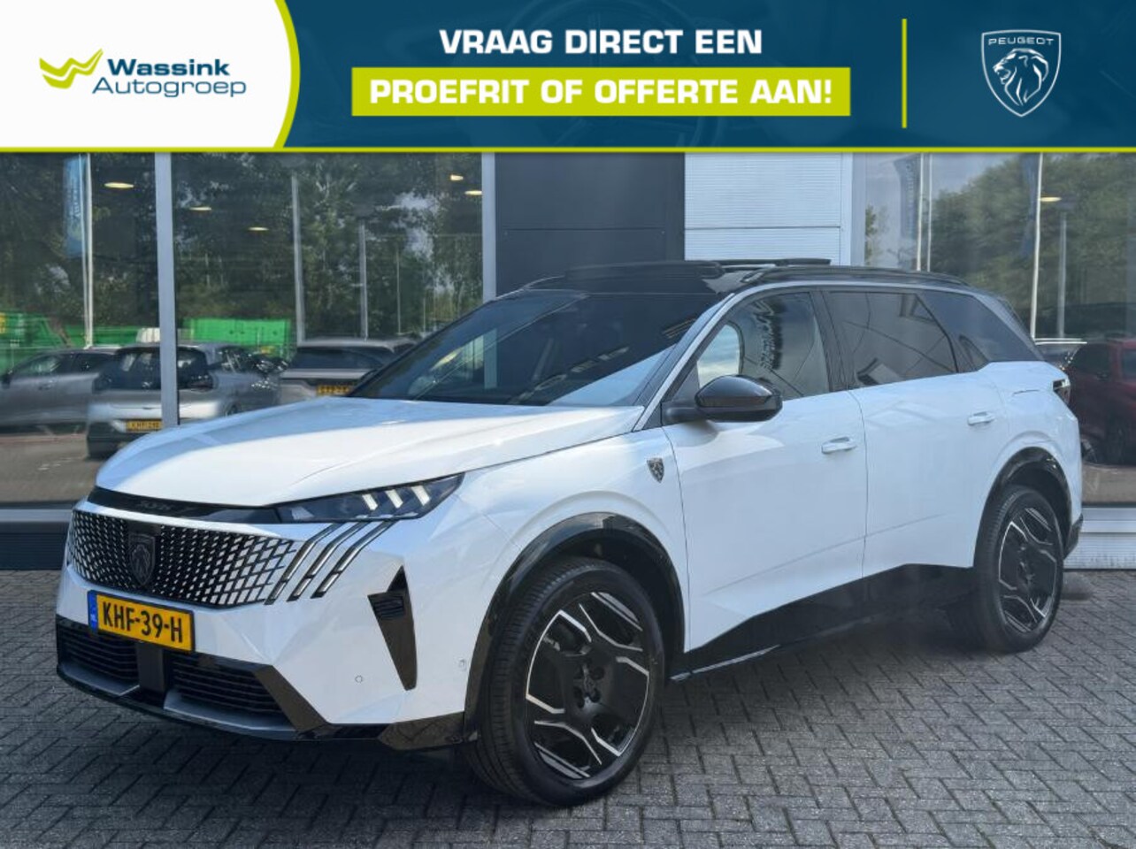 Peugeot e-5008 - GT Long Range 97 kWh | Panoramisch schuifdak | Trekhaak | Warmtepomp | Stoelverwarming | N - AutoWereld.nl