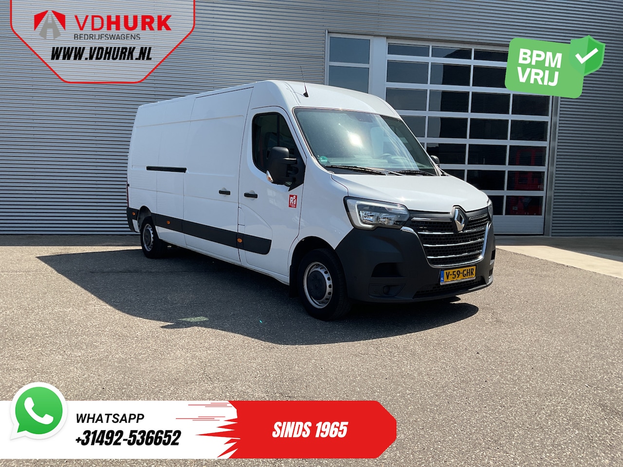 Renault Master - 2.3 dCi 150 pk L3H2 NL Auto/ 270Gr.Deuren/ Camera/ PDC/ Cruise/ Trekhaak/ Airco/ DAB - AutoWereld.nl