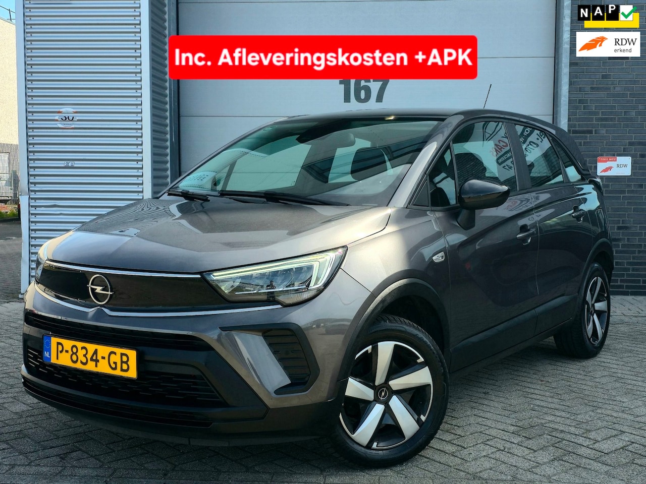 Opel Crossland - 1.2 Turbo Edition start/stop|Achteruitrij camera|Carplay - AutoWereld.nl