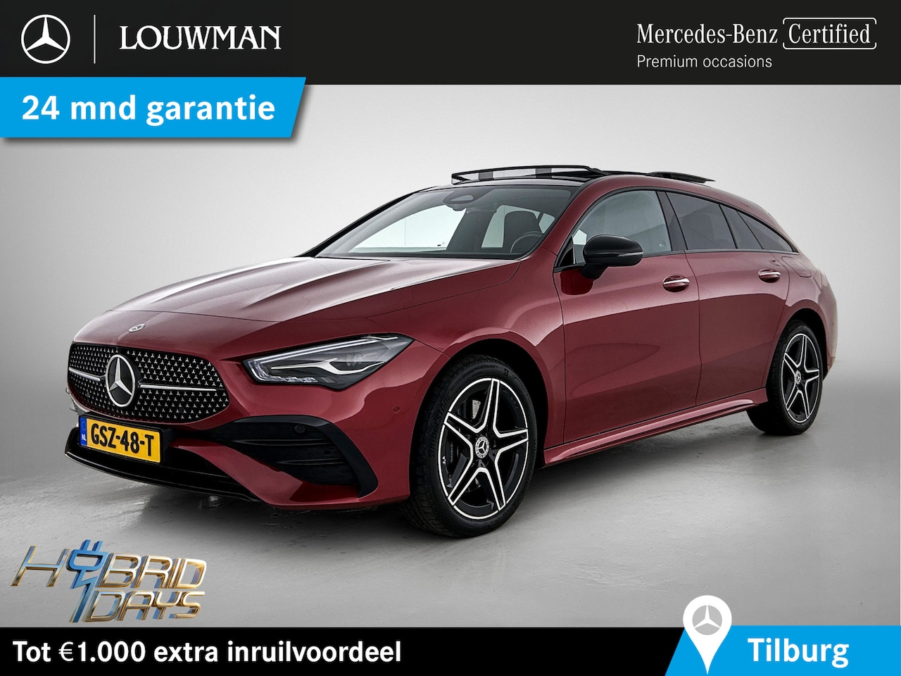 Mercedes-Benz CLA-klasse Shooting Brake - 250 e AMG-line Lichtmetalen velgen | Panoramadak | Wide screen | Navigatie | Parking suppo - AutoWereld.nl