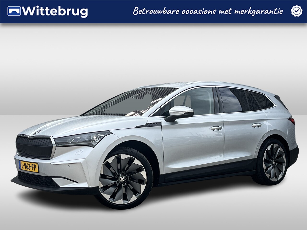 Skoda Enyaq iV - 80 First Edition / Elek Klep / Leder / Memory seat / Camera / Parkeersensoren V+A / Trekha - AutoWereld.nl