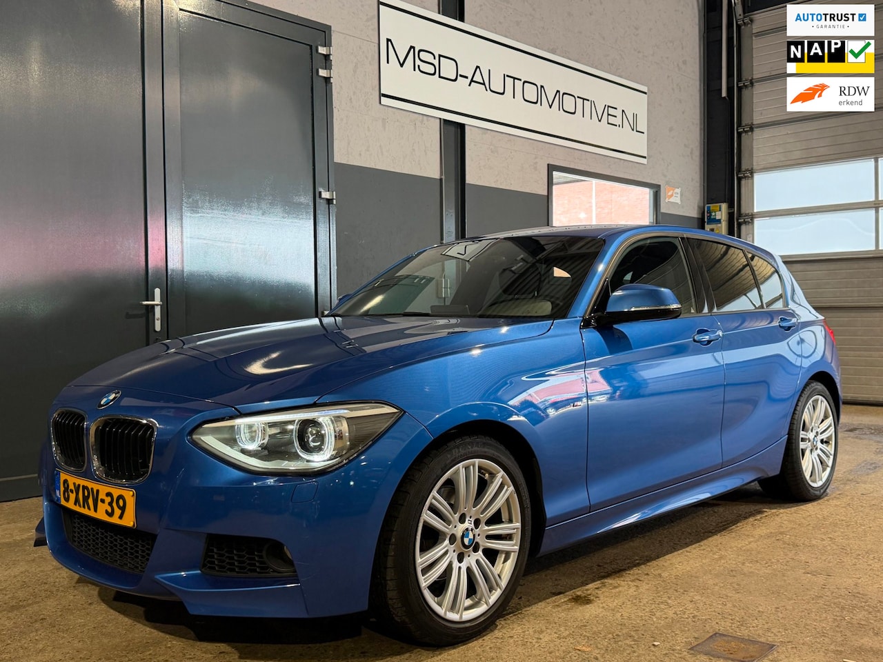 BMW 1-serie - 116i High Executive M-Pack Leder stoelverwarming 1e Eigenaar NAP - AutoWereld.nl
