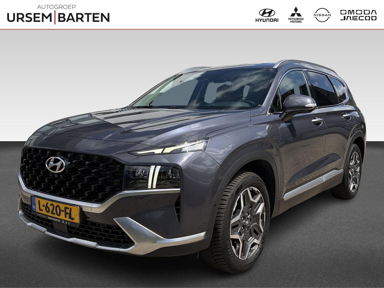 Hyundai Santa Fe - 1.6 T-GDI HEV Premium | Achterbank verwarmd | Achteruitrijcamera | Apple Carplay/Android A - AutoWereld.nl