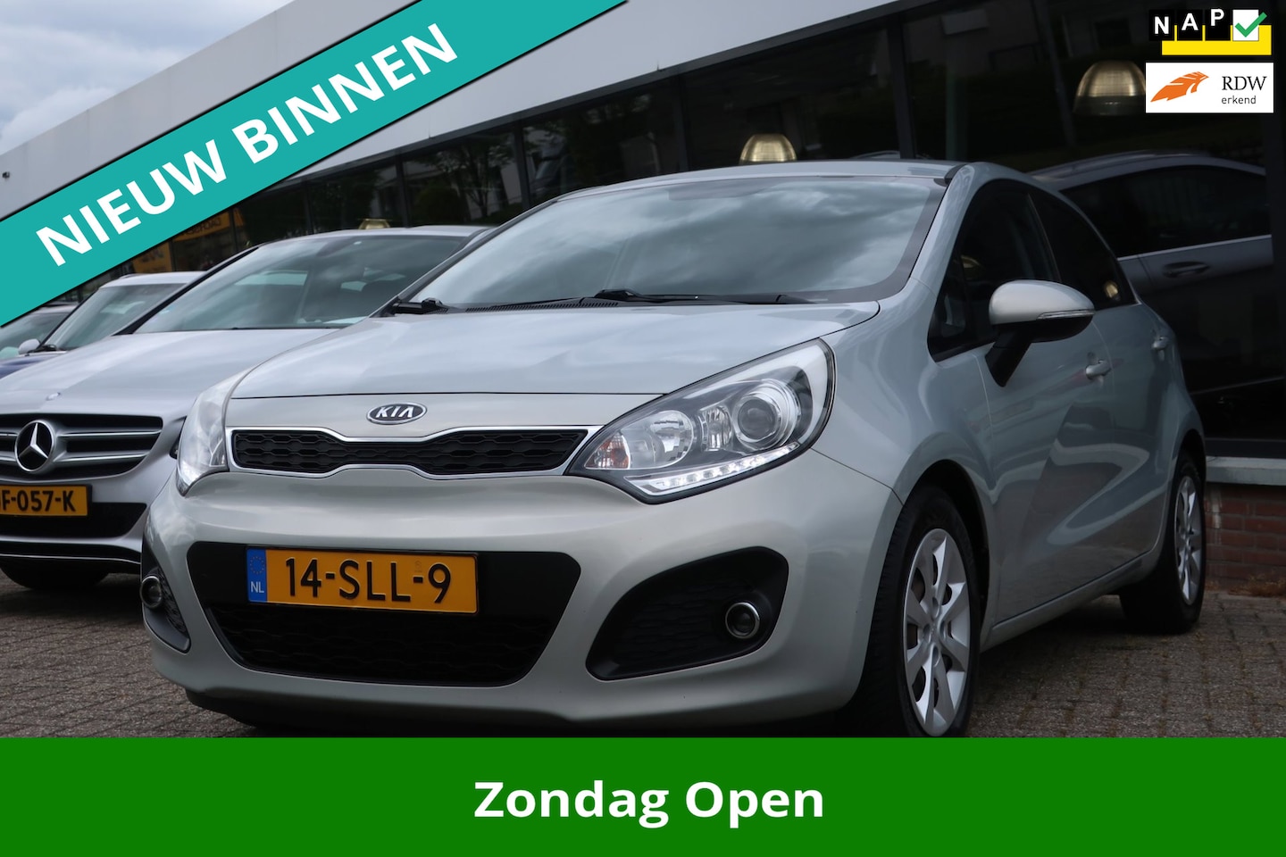 Kia Rio - 1.4 CVVT Plus Pack AIRCO_CRUIS_6-BAK_1 JAAR APK. - AutoWereld.nl