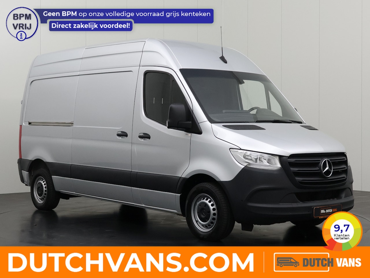 Mercedes-Benz Sprinter - 9G-Tronic Automaat L2H2 | Multimedia | Camera | Airco | 3-Zits | Betimmering - AutoWereld.nl
