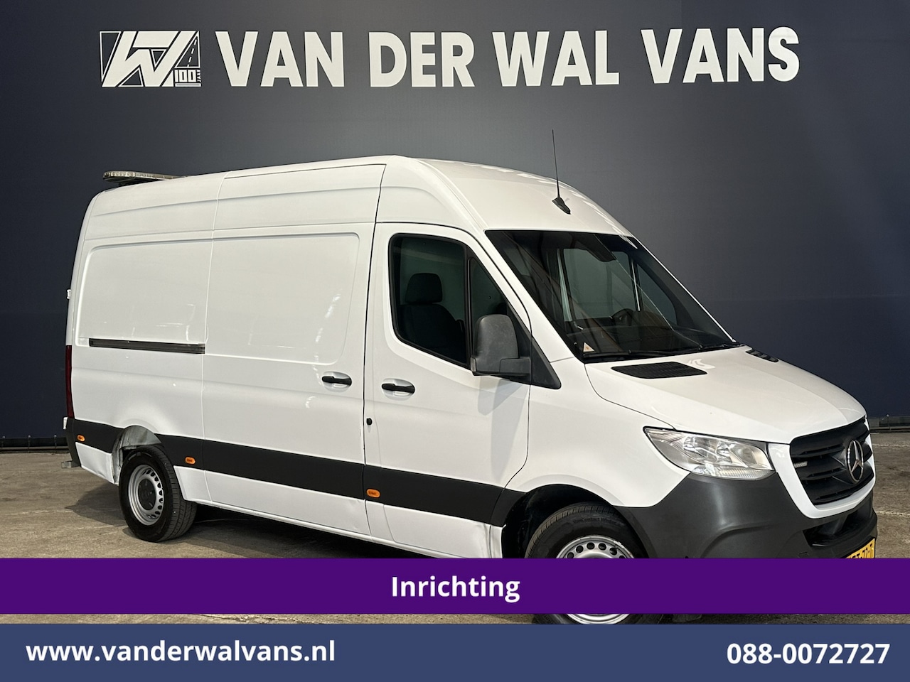 Mercedes-Benz Sprinter - 316 CDI 164pk 3500kg trekhaak L2H2 Inrichting Euro6 Airco | Camera | Apple Carplay Android - AutoWereld.nl