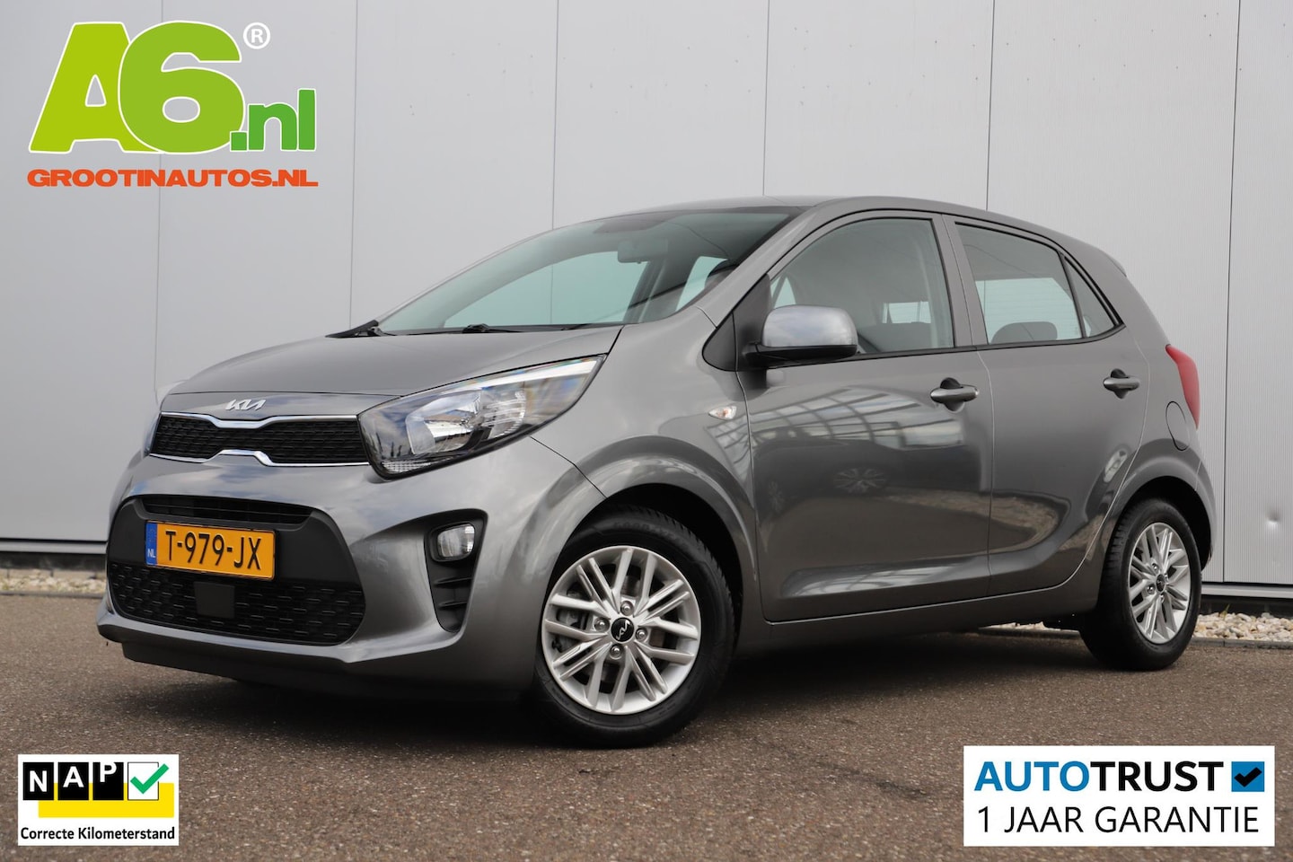 Kia Picanto - 1.0 DPi DynamicLine LMV Navigatie Achteruitrijcamera Carplay Android Airco Cruise Control - AutoWereld.nl