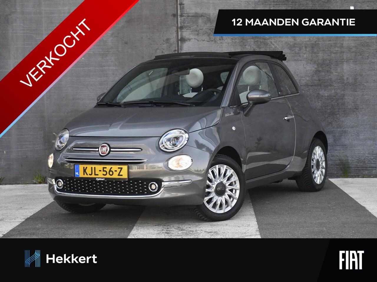 Fiat 500 C - Dolcevita 1.0 Hybrid 70pk CLIMA | CRUISE.C | 15''LM | PDC ACHTER | NAVI | DAB | 12 MND GAR - AutoWereld.nl
