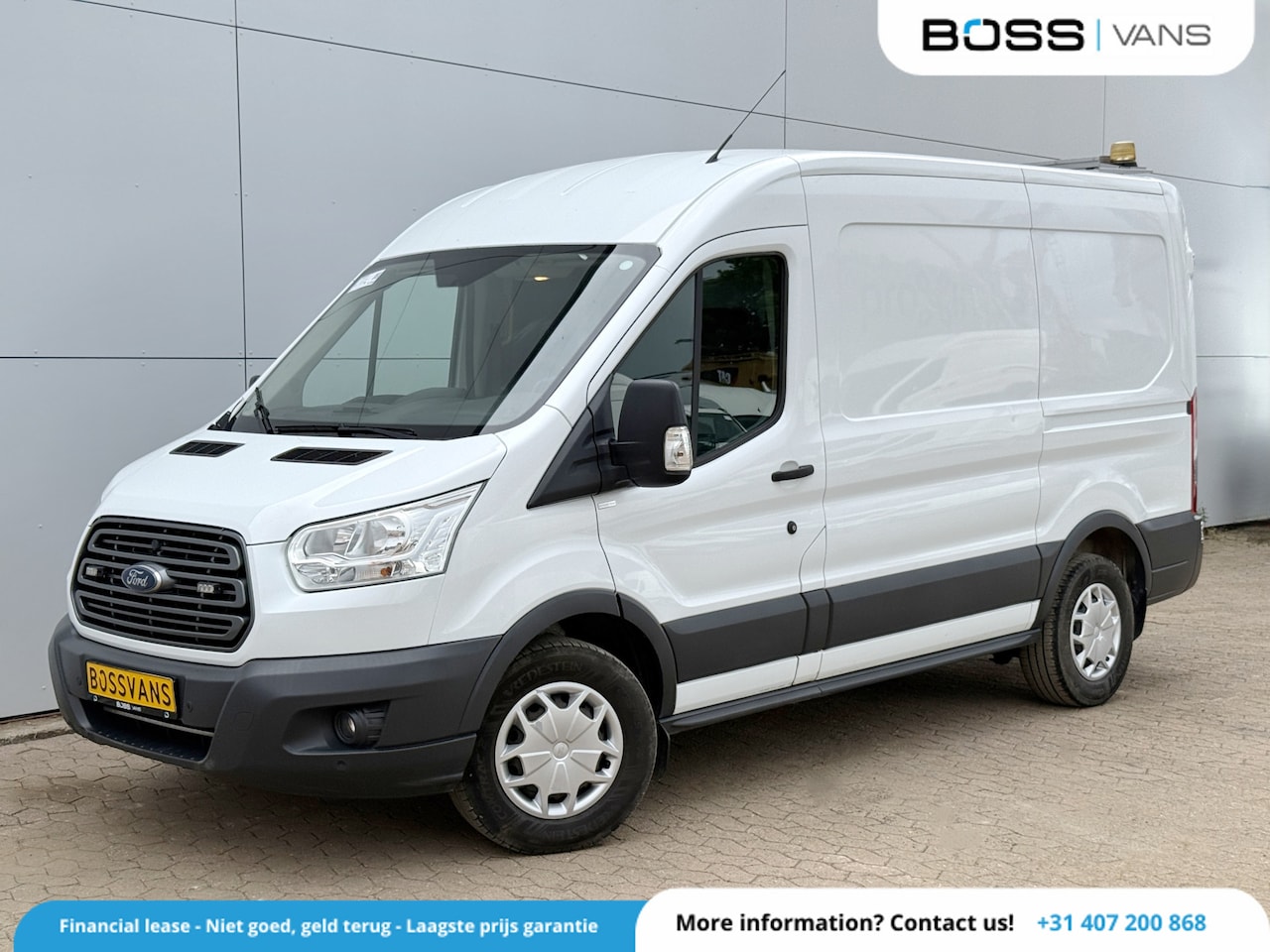 Ford Transit - 2.0 TDCI L2H2 Airco Cruise Control Parkeersensoren Stoelverwarming Zwaailampen Kastwand In - AutoWereld.nl