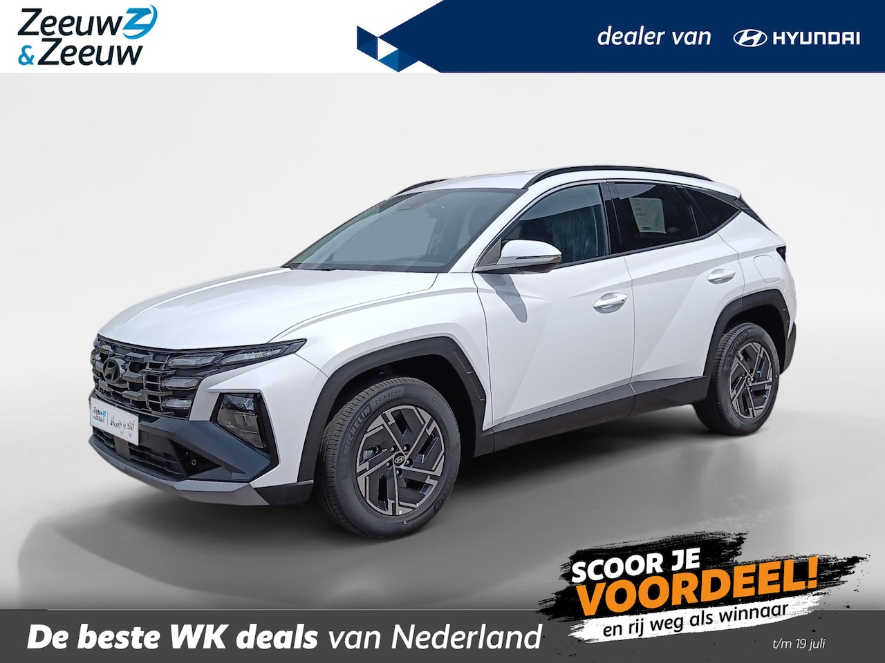 Hyundai Tucson - 1.6 T-GDI HEV Comfort Smart | Navigatie | Parkeercamera | Cruise control | UNIEKE KORTING! - AutoWereld.nl