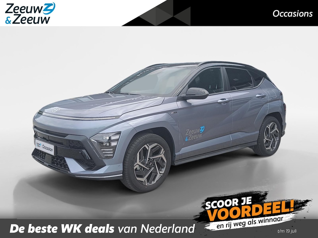 Hyundai Kona - 1.6 GDI HEV N Line | Rondom camera | Elektrische stoelverstelling | Stoelventilatie | Elek - AutoWereld.nl