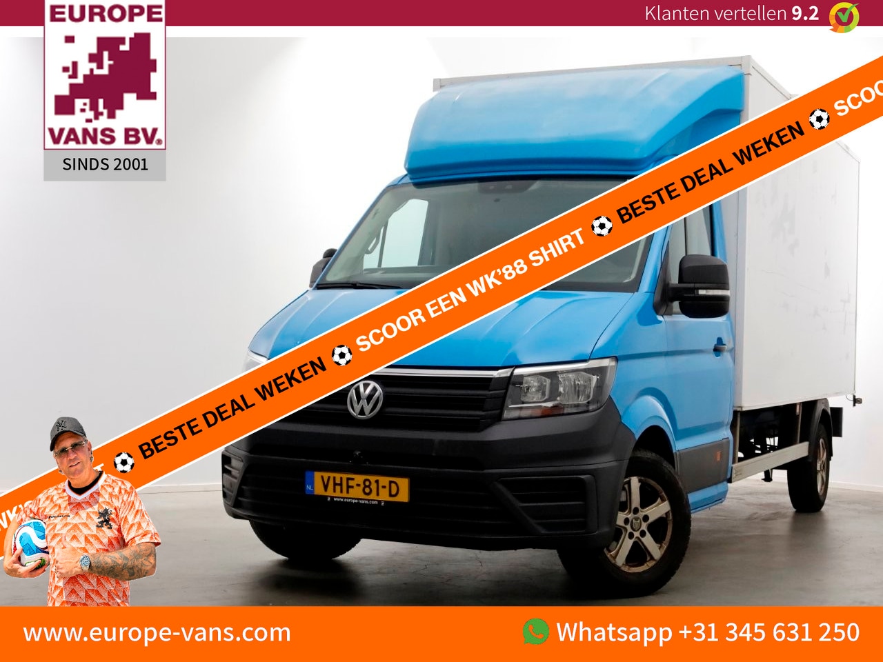 Volkswagen Crafter - 35 2.0 TDI E6 Bakwagen met achterdeuren 2-Persoons 10-2020 - AutoWereld.nl