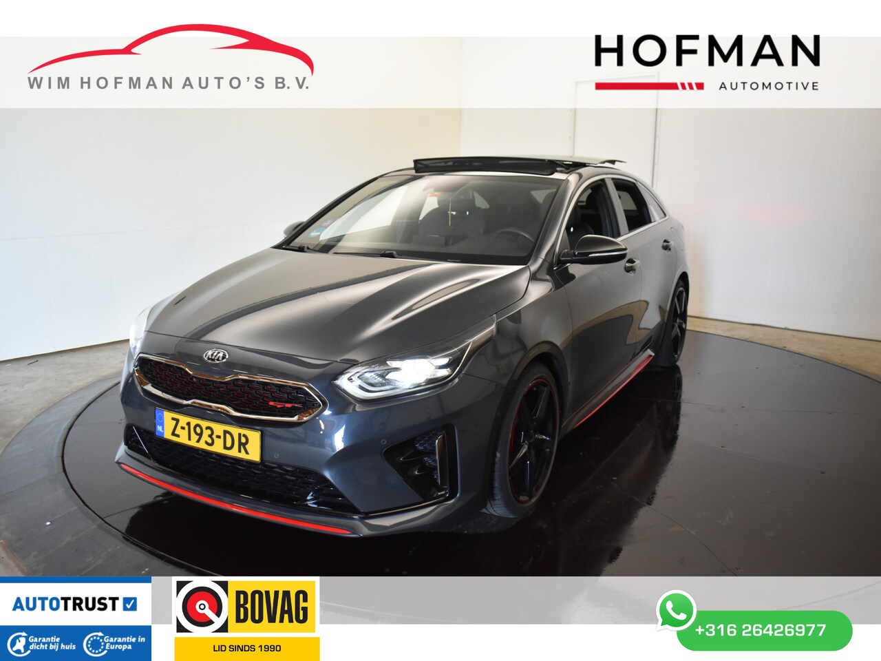 Kia Pro cee'd - 1.6 T-GDI GT Pano Cam El A-klep + Stoel Dhoek Winterpack - AutoWereld.nl