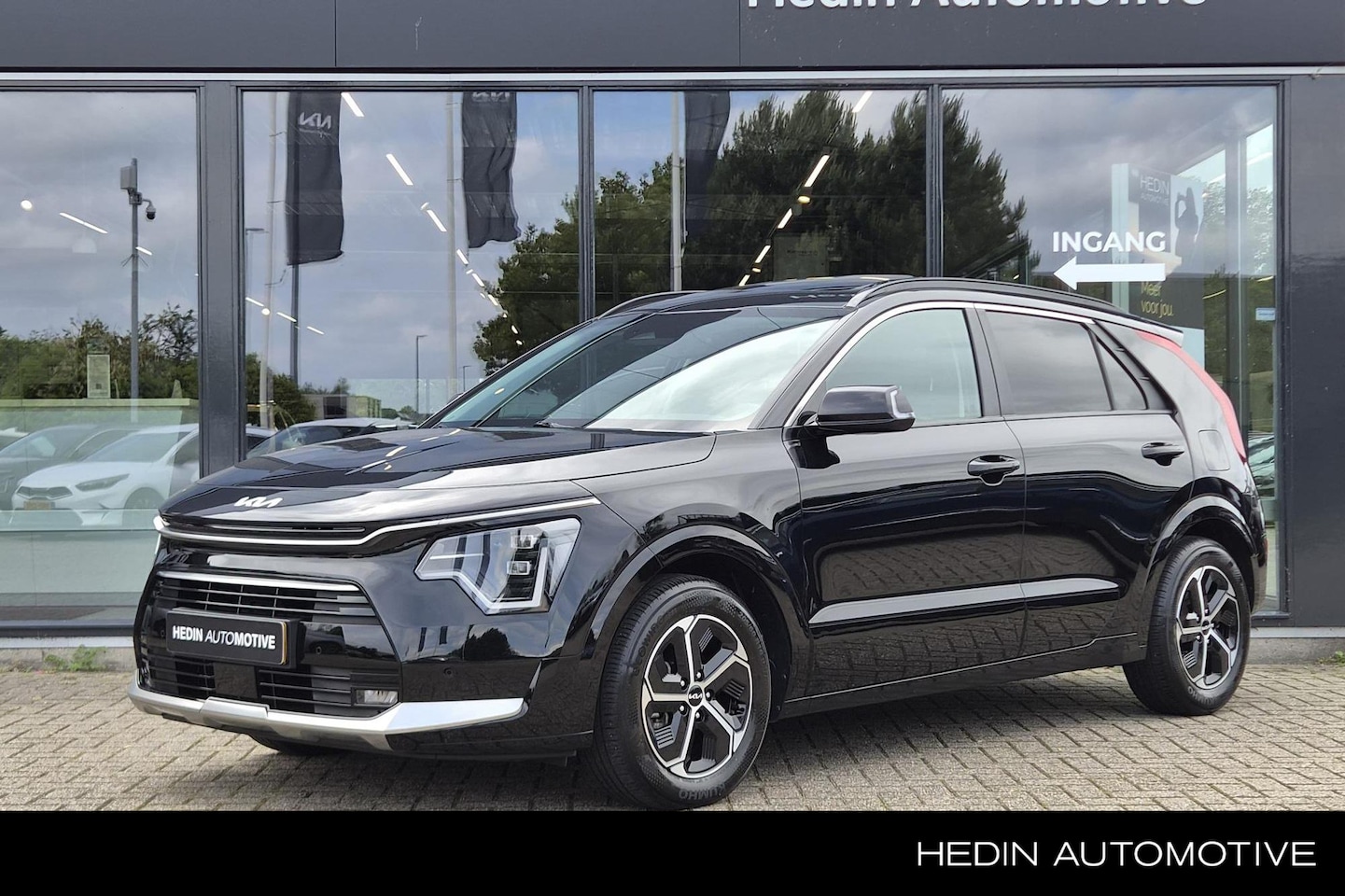 Kia Niro - 1.6 GDi Hybrid DynamicPlusLine | Open dak | Leder | Navigatie | Camera | Adapt. Cruise con - AutoWereld.nl