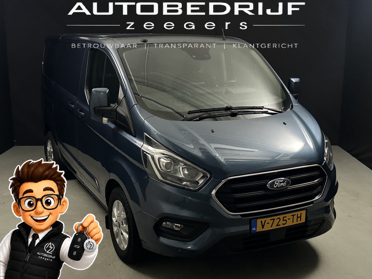 Ford Transit Custom - 280 2.0 TDCI L1H1 Limited *MultiMedia*Full Assist*Heatseat*Diesel* - AutoWereld.nl