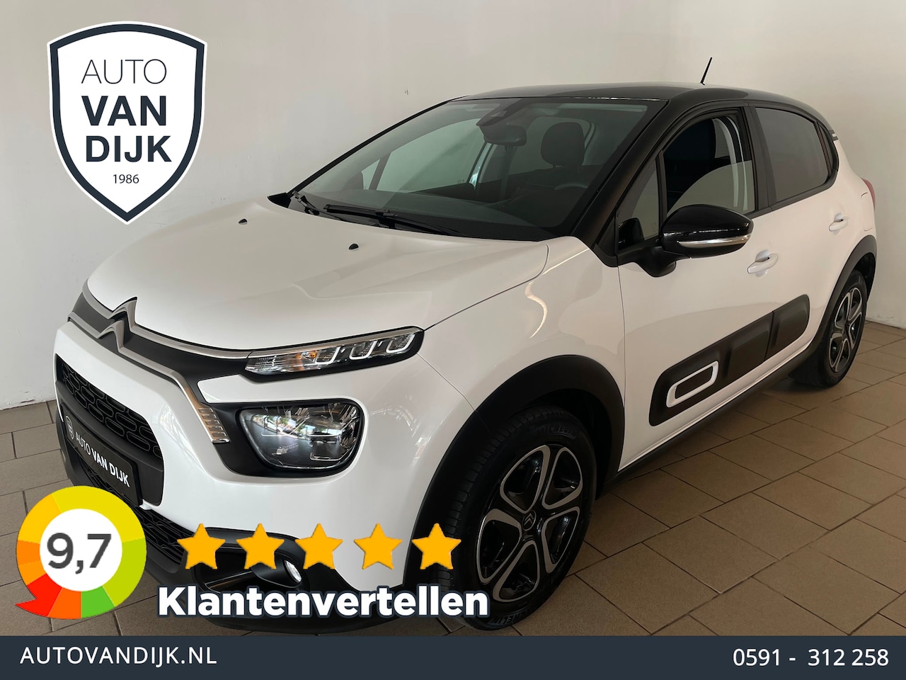 Citroën C3 - 1.2 PureTech Feel CLIMATE AIRCO NAVIGATIE APPLE CARPLAY CRUISE CONTROL NIEUWSTAAT - AutoWereld.nl