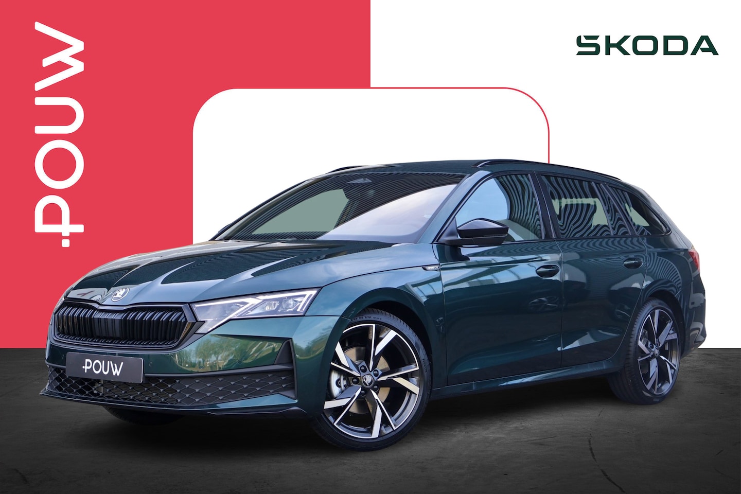 Skoda Octavia Combi - 1.5 TSI 150pk MHEV Sportline Tour | 19" Velgen | Exclusieve Kleur - AutoWereld.nl