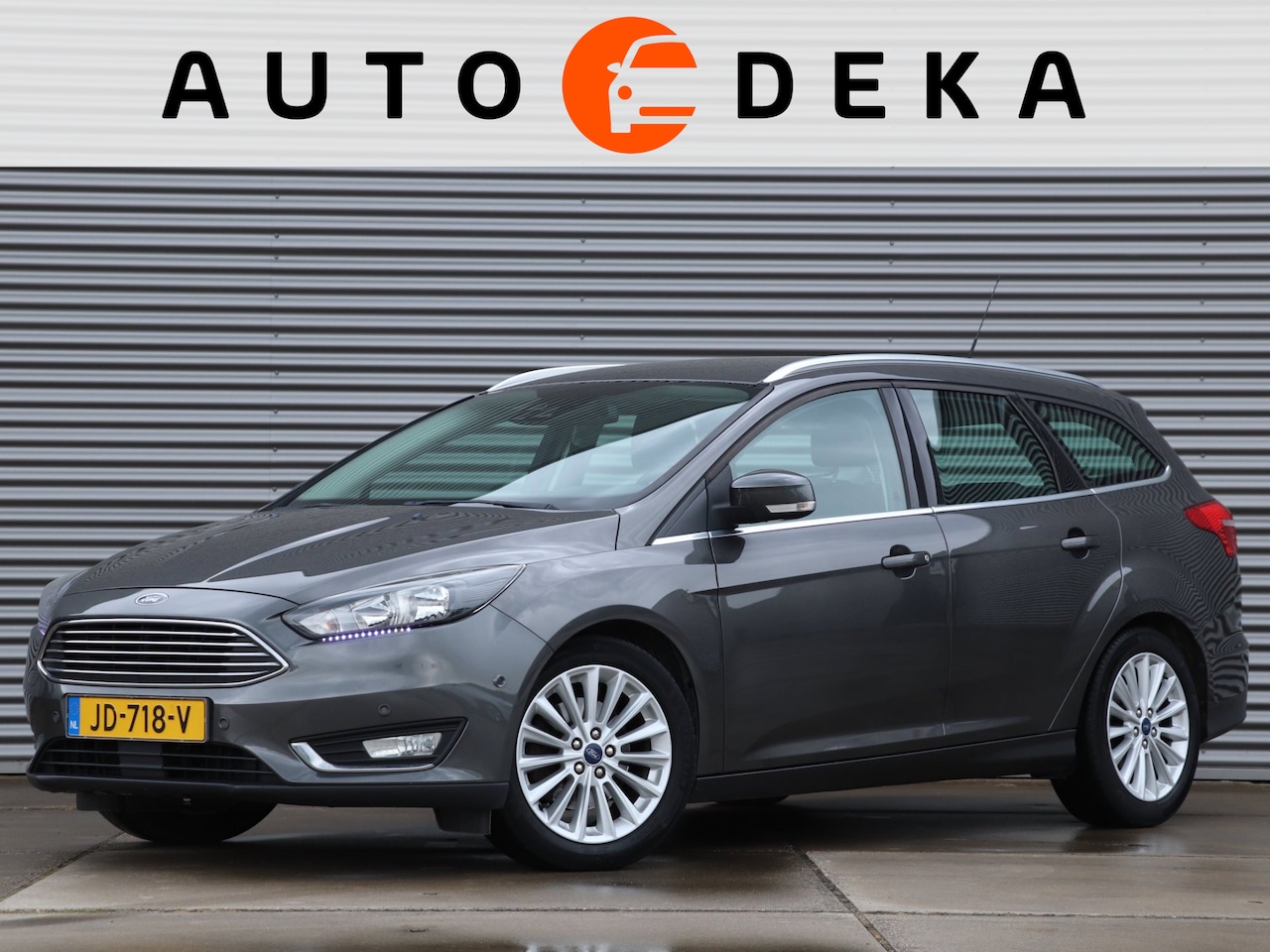 Ford Focus Wagon - 1.5 EcoBoost Titanium Automaat *Leder*Adaptive Cruise* - AutoWereld.nl