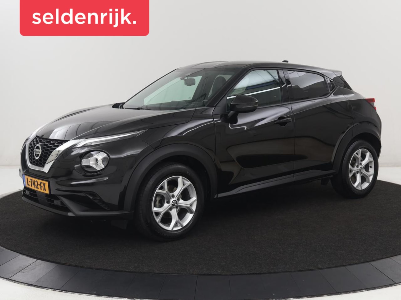 Nissan Juke - 1.0 DIG-T Tekna | 39.900km NAP | 360 Camera | Carplay | Half leder | Sportstoelen | Side A - AutoWereld.nl