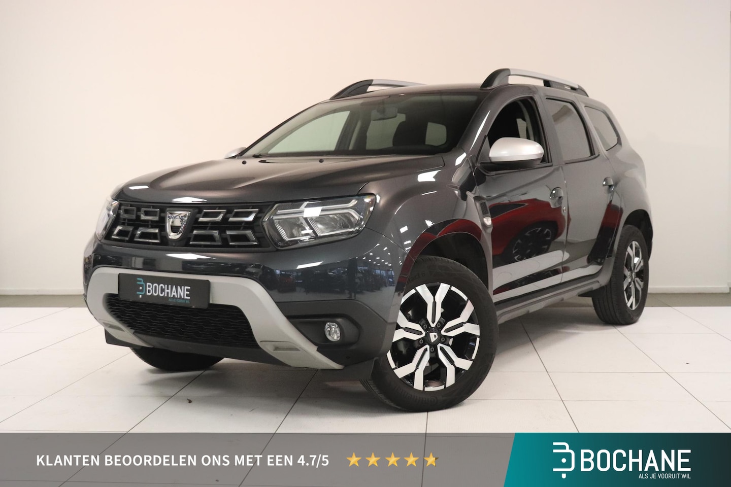 Dacia Duster - 1.3 TCe 150 Prestige EDC | Rondomzicht Camera | Navigatie | Stoelverwarming | Key-less | C - AutoWereld.nl