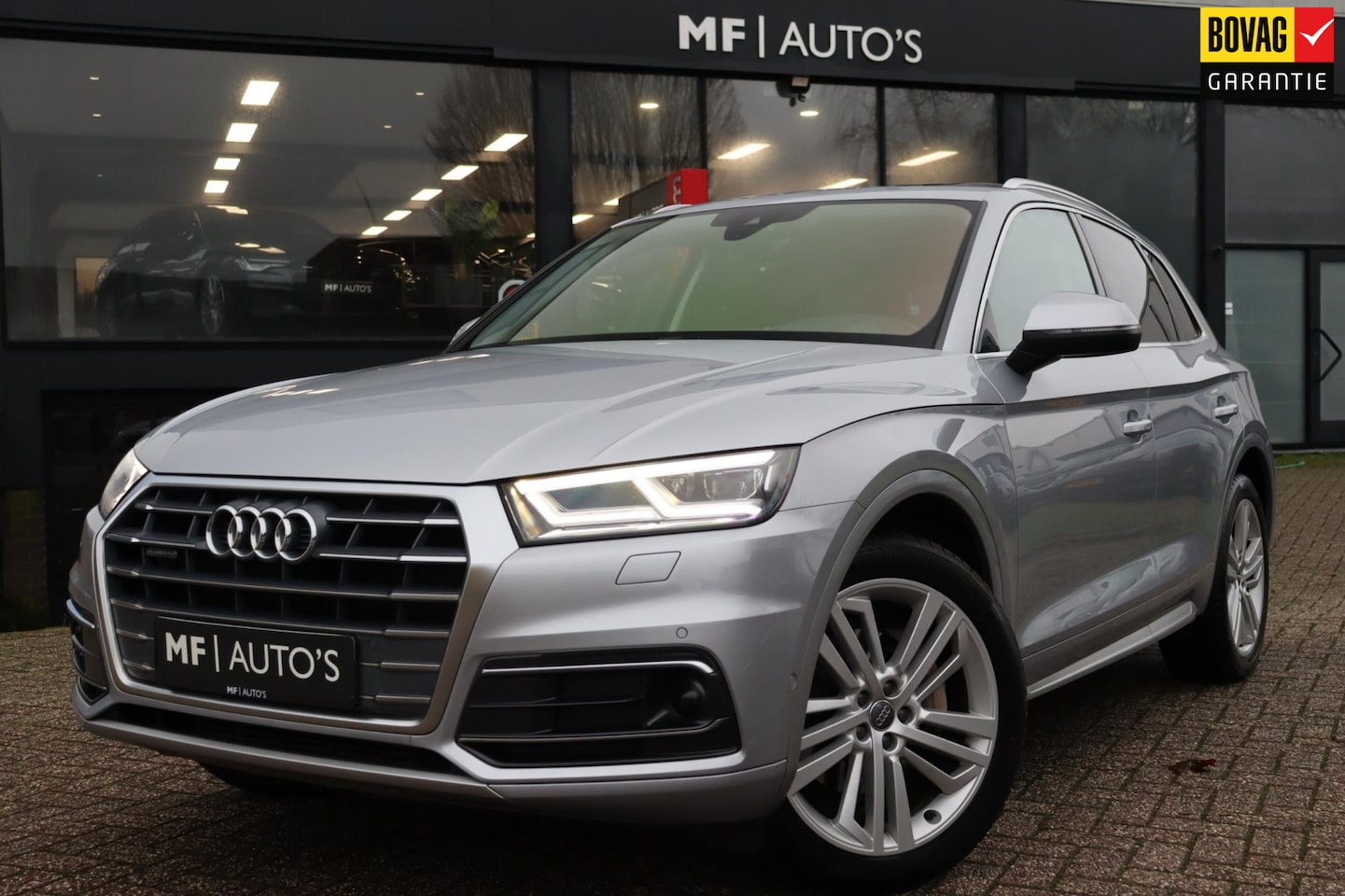 Audi Q5 - 2.0 TFSI Quattro Sport|Pano|Luchtvering|HUD|B&O|Virtual|ACC|Keyless|Sfeer - AutoWereld.nl