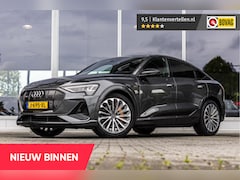 Audi e-tron Sportback - 55 quattro S edition 95 kWh | Pano | Afn. Trekhaak