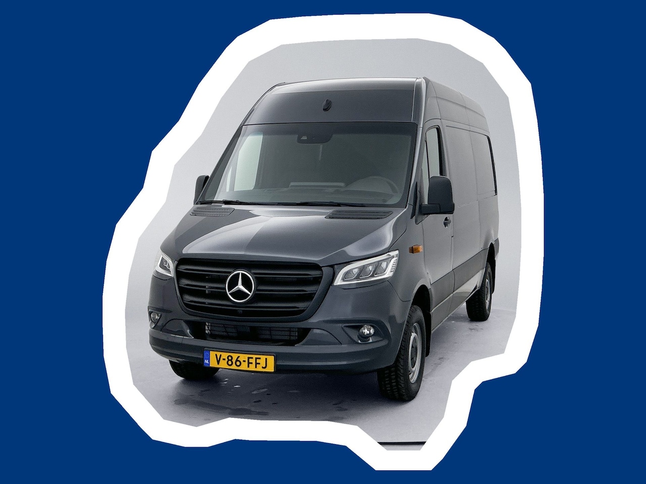Mercedes-Benz Sprinter - 319 1.9 CDI 366 L2H2 9G-Automaat Nieuw BPM Vrij LED Navigatie Achteruitrijcamera - AutoWereld.nl