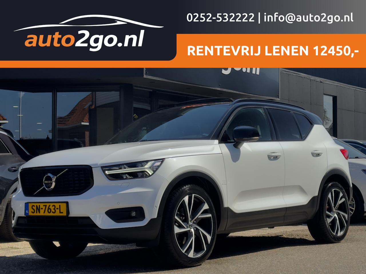 Volvo XC40 - 2.0 T5 AUT8 AWD R-DESIGN INTRO EDITION PANODAK LEDER NAVI CAMERA DIGI-DASH LED LMV PDC - AutoWereld.nl