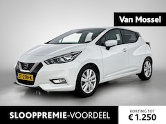 Nissan Micra - 1.0 IG-T N-Connecta | NAVIGATIE | ACHTERUITRIJCAMERA | BLEUTOOTH | CRUISE CONTROL | PARKEE